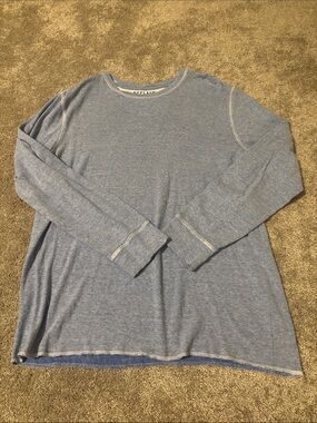 Reclaim Light Blue Long Sleeve Crewneck Top
